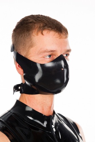 Latex biker maske - "biker-maske",