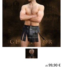 7-teiliges Gladiator Outfit Leder Fetisch Club Gay CSD UNIKAT Einheitsgröße