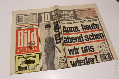 Bildzeitung 1963 august - 27.08.1963,