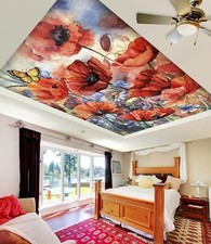 3D Blume Muster 4627 Geschäft Tapete Wandgemälde Selbstklebend Handel Zoe