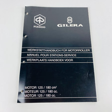 Piaggio Gilera Motor 125 / 180 ccm Werkstatthandbuch Reparaturanleitung Handbuch