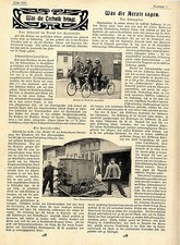 Das Fahrrad im Dienst der Feuerwehr Historical Memorabilia c.1900