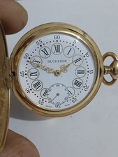 Vintage taschenuhr bucherer - taschenuhr,