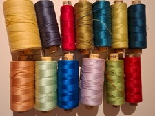 Aus Omas Nähkasten:Konvolut vintage Nähgarne, verschiedene Farben und Mengen #01