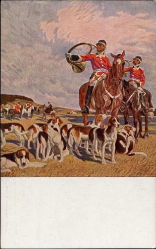 Auf der jagd reiter - der, jagd,