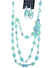 3-teilig  Schmuck SET Ohrringe