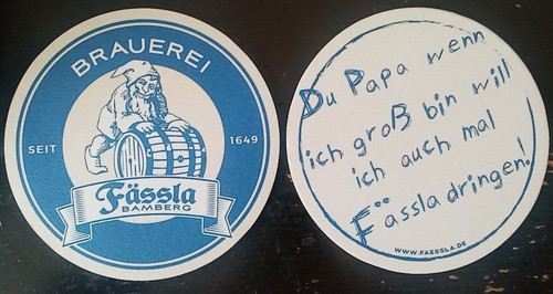 Bierdeckel bamberg brauerei - bierdeckel,