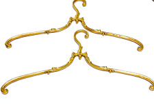 Vintage 2 St. Messing Kleiderbügel - Garderoben Bügel