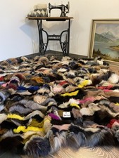 Echte Fuchsfell Decke  PREMIUM