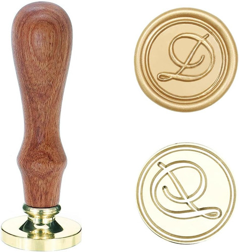 Siegelstempel initialen 25mm - siegelstempel, d
