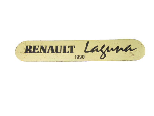 Metallplakette renault laguna - metallplakette,