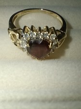 Hübscher Rubin-Brillant-Ring