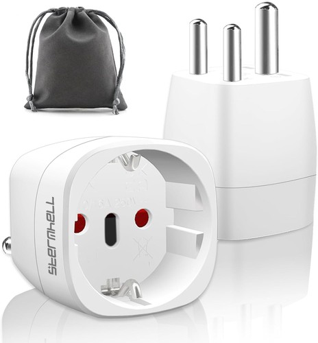 2pc reiseadapter für - für, indien