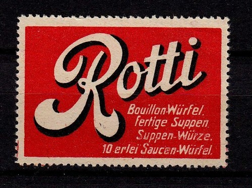 411752 reklamemarke rotti - reklamemarke,