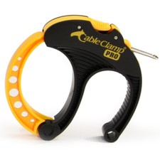 Cable Clamp® Pro Kabelklammer bis Ø 75 mm, groß, gelb, 5 Stück, Kabelbinder