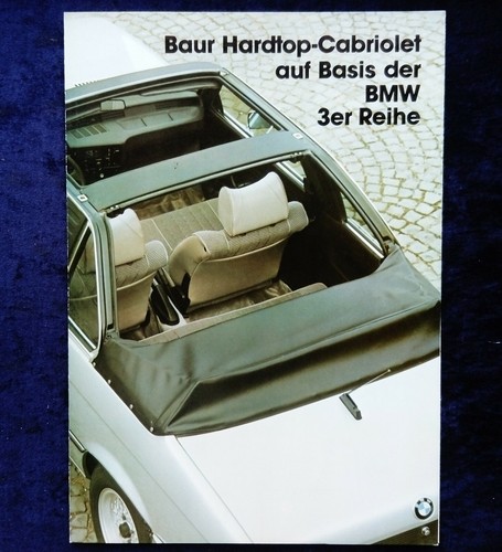 Bmw 3er e21 baur - e21, topcabriolet