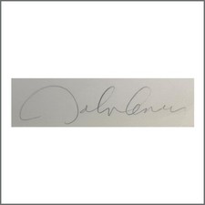 John Lennon Autographed Bag
