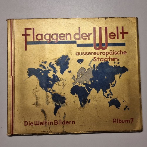 Zigarettenbilderalbum flaggen - zigarettenbilderalbum,