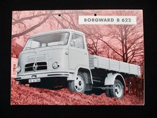 Borgward LKW B622 Diesel 4S A4 2/1960 Deutsch Prospekt Brochure 792