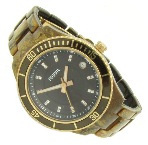 Fossil damen armbanduhr - fossil, turtle