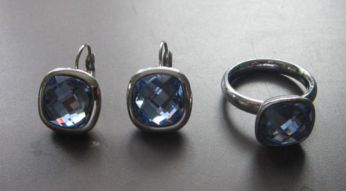 Set ohrringe und ring - set,