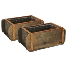 Vintage Ziegelform Holz Deko