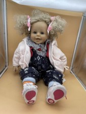 Brigitte Leman Vinyl Künstlerpuppe Puppe 63 cm. Top Zustand