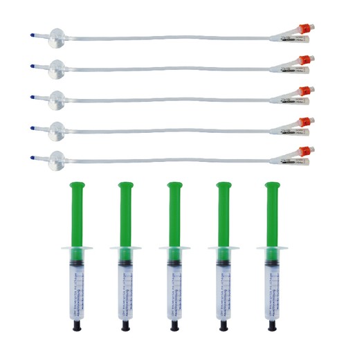 Silikon katheter - 5x,