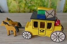 DHL, Post, Kutsche, Holz, Postkutsche, Pferde, Holzkutsche, NEU, Deko