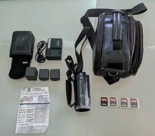 Panasonic HDC-SD707 Full-HD 3MOS Camcorder  samt Zubehörpaket