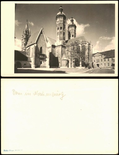 Ansichtskarte naumburg - naumburg, (saale)