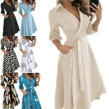 Wickelkleid Damen Sexy