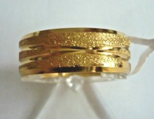 Edelstahl Partner Ring, gold