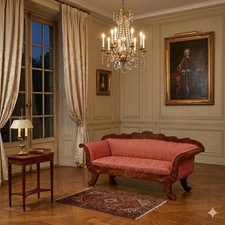 Antikes Sofa Karl X Mahagoni