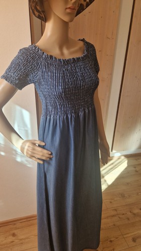 Jeanskleid mit strechoberteil - jeanskleid,