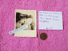 altes Foto Kanal Ruderer in