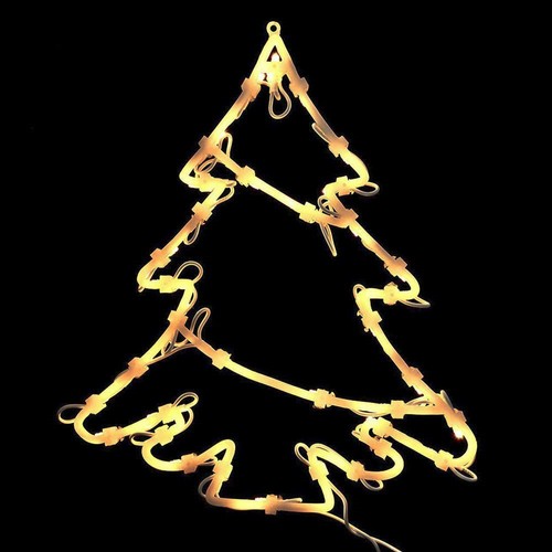 Led fensterbild tannenbaum - fensterbild,