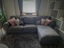 EKTORP-Couch von IKEA, Dungelgrau