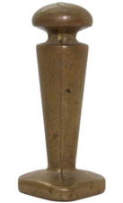 🔒 Antike massive Metall Petschaft GW Monogramm Wachssiegel Stempel - 4,15 cm