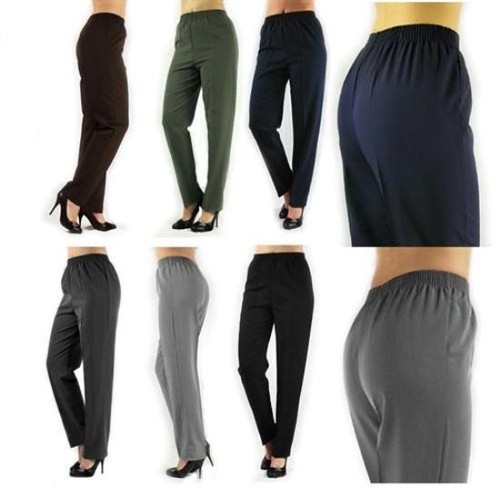 Damen hose gerade schlupfhose - gerade,