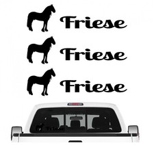 Friese friesenpferd aufkleber - friesenpferd,