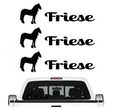 Friese Friesenpferd Aufkleber