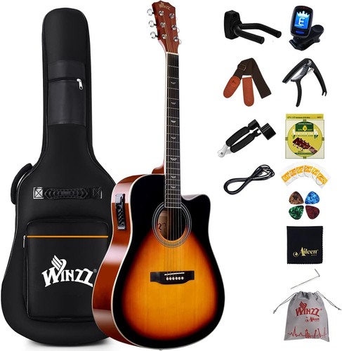 Winzz elektro akustik gitarre - akustik,