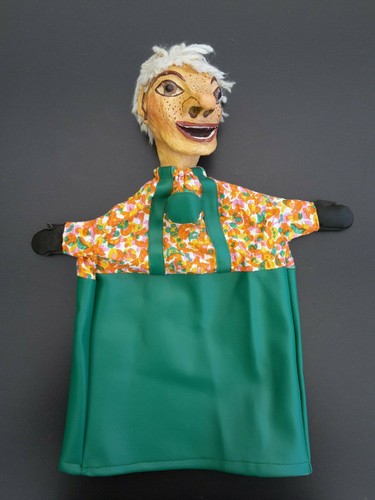Handpuppe seppl kopf aus - kopf,