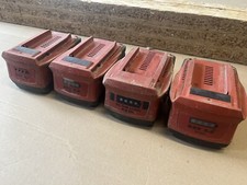 4 Hilti Akkus defekt Li-Ion B22 / 5.2 Ah für Akkuschrauber Bohrhammer Ladegerät