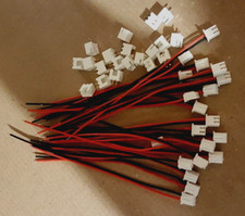  20 Stück (10 Sets) 2Pin XH 2.54 Mini Micro JST Stecker 10cm Kabel + Buchse