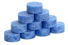 10er Pack durchgefärbte Teelichter - rein pflanzliche rußarme Stearin-Teelichter