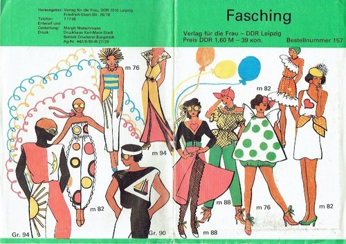 Fasching schnittmusterbogen - fasching,
