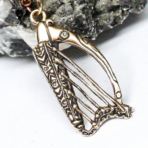 Bronze irish harp - , keltische