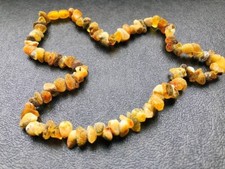 +++ Schöne  BERNSTEIN - KETTE  - NATUR  +++